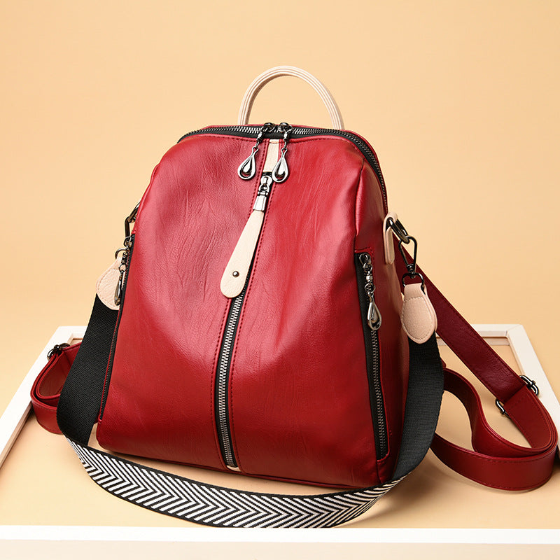 Soft Leather Fashion Backpack for Women Soft Leather Fashion Backpack for Women